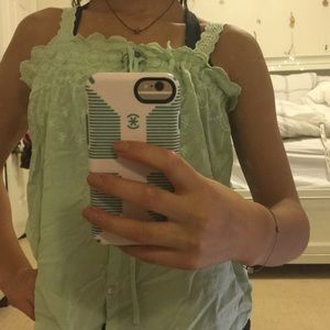 Forever 21 contemporary green tank top size s